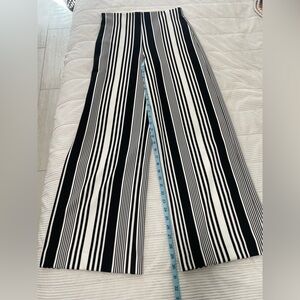 Boston Proper Striped Black and White Women's Dress Pants. Size small.